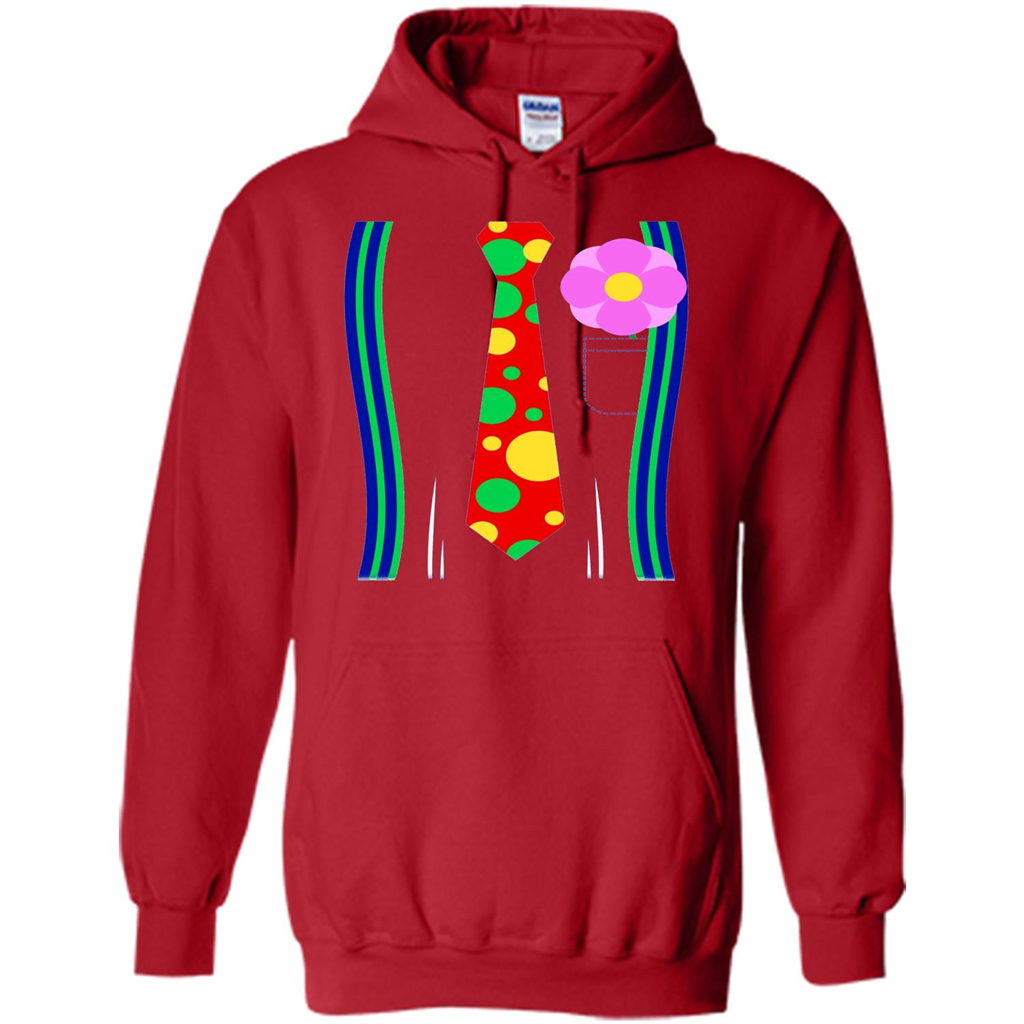 Halloween Clown Costume T-shirt Red