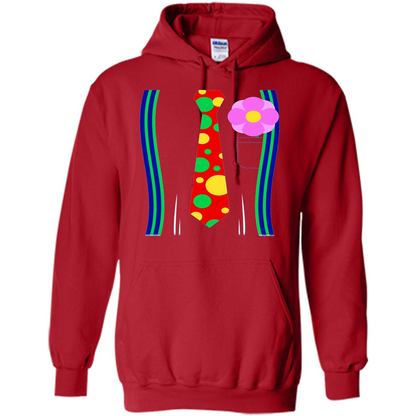 Halloween Clown Costume T-shirt Red