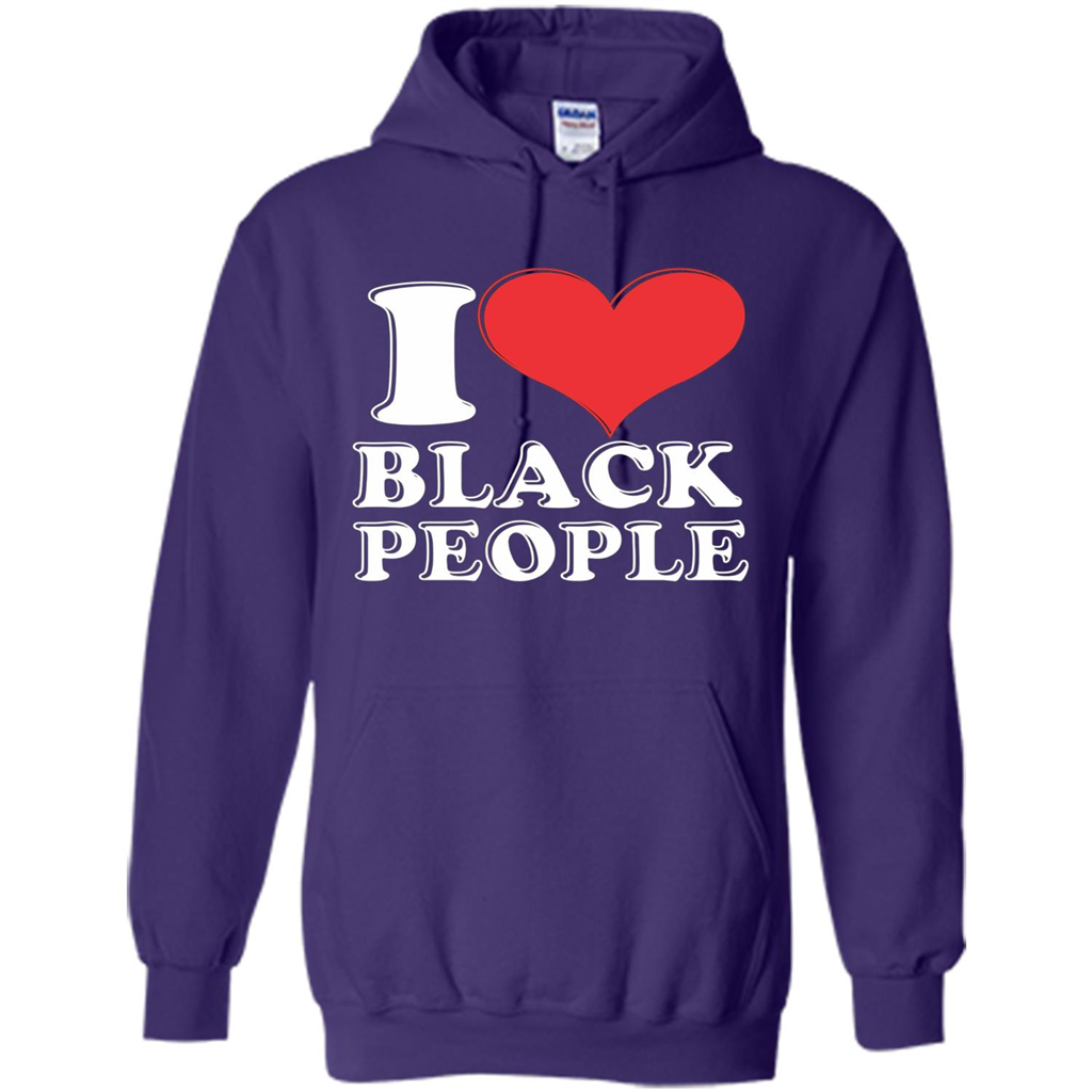 I love black People T-shirt Black is Beautiful Black Pride Purple
