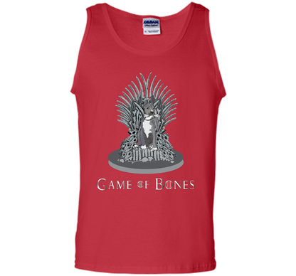 Pitbull Game of Bones Funny Parody T-shirt Red