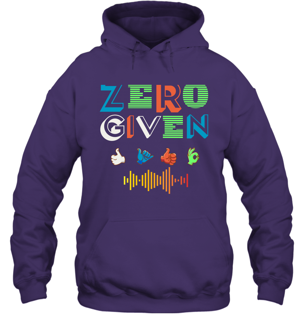 Zero Given Shirt Hoodie Hoodie Purple