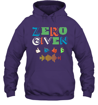 Zero Given Shirt Hoodie Hoodie Purple