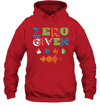 Zero Given Shirt Hoodie Hoodie Red