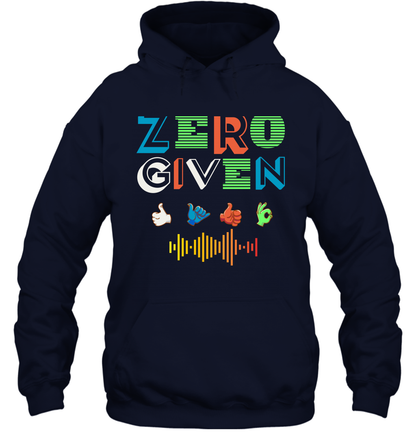 Zero Given Shirt Hoodie Hoodie Navy