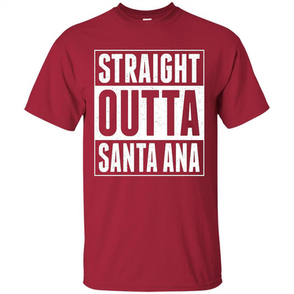 Straight Outta Santa Ana T-shirt Cardinal