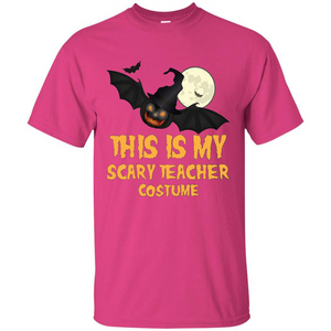 Funny Halloween Teacher T-shirt This is My Scary Teacher Costume