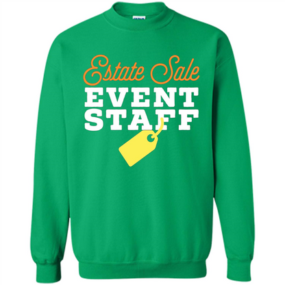 Estate Sale Event Staff T-shirt Irish Green