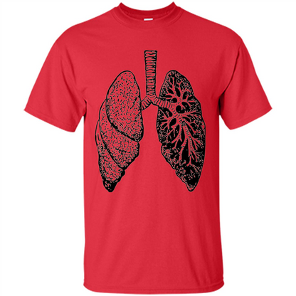 Lungs T-shirt Red
