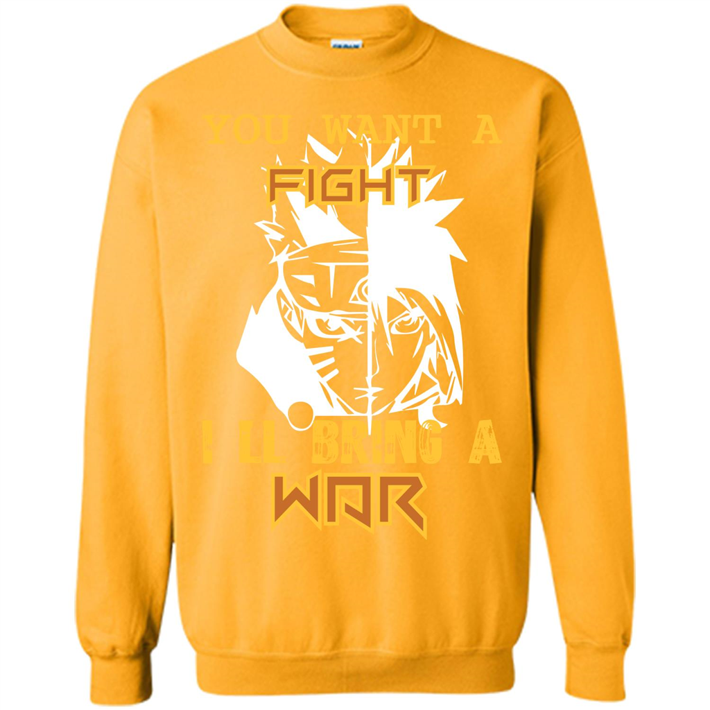 Movie T-shirt You Want A Fight I_Ñéll Bring A War Gold
