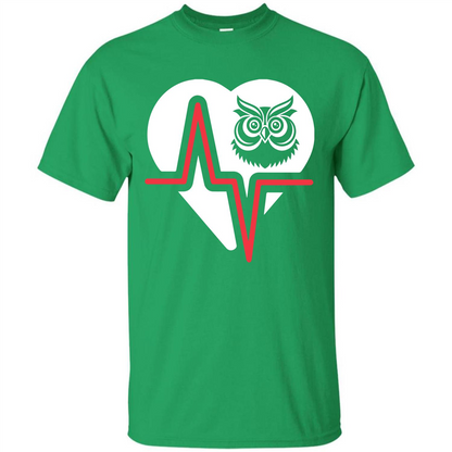 Owl T-shirt Irish Green