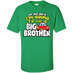 Car Brother T-shirt I'm Going To Be a Big Brother