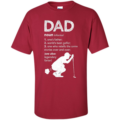 Father's Day T-shirt Funny Dad Definition Cardinal