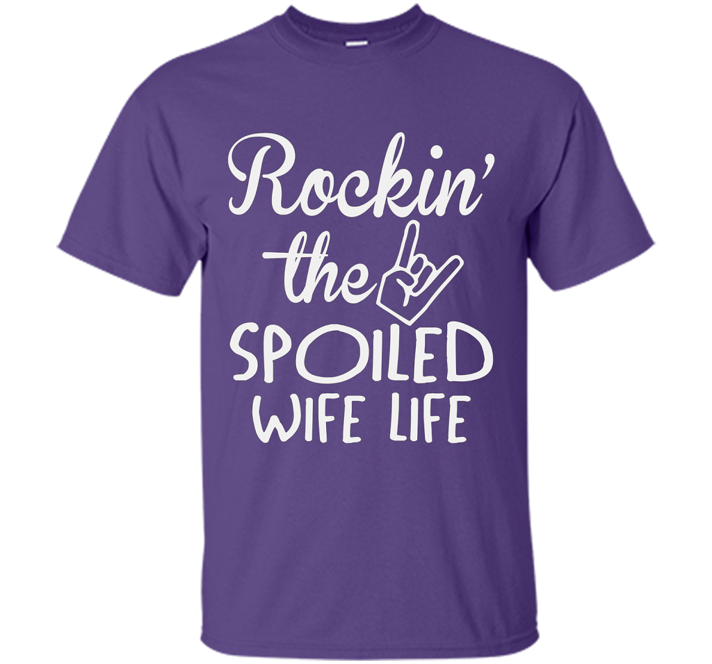 Rockin The Spoiled Girlfriend Life T-shirt Purple