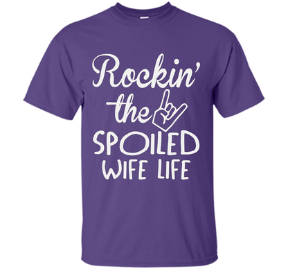 Rockin The Spoiled Girlfriend Life T-shirt Purple