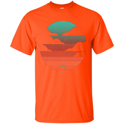 Driving Into The Sunset T-shirt Orange