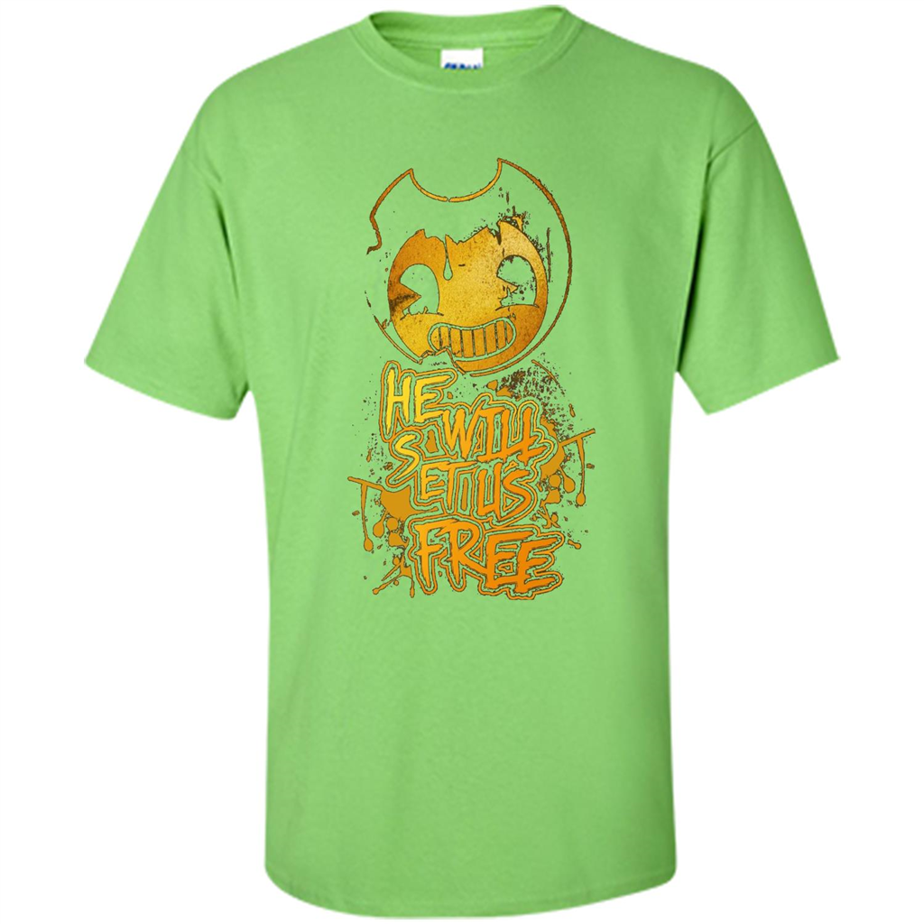 He Will Set Us Free T-shirt Lime