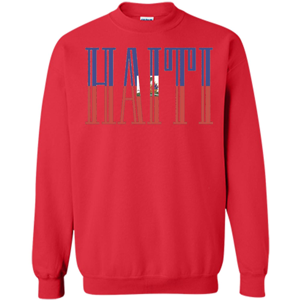Haiti T Shirt Flag Of Haiti Red