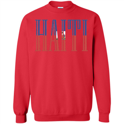 Haiti T Shirt Flag Of Haiti Red