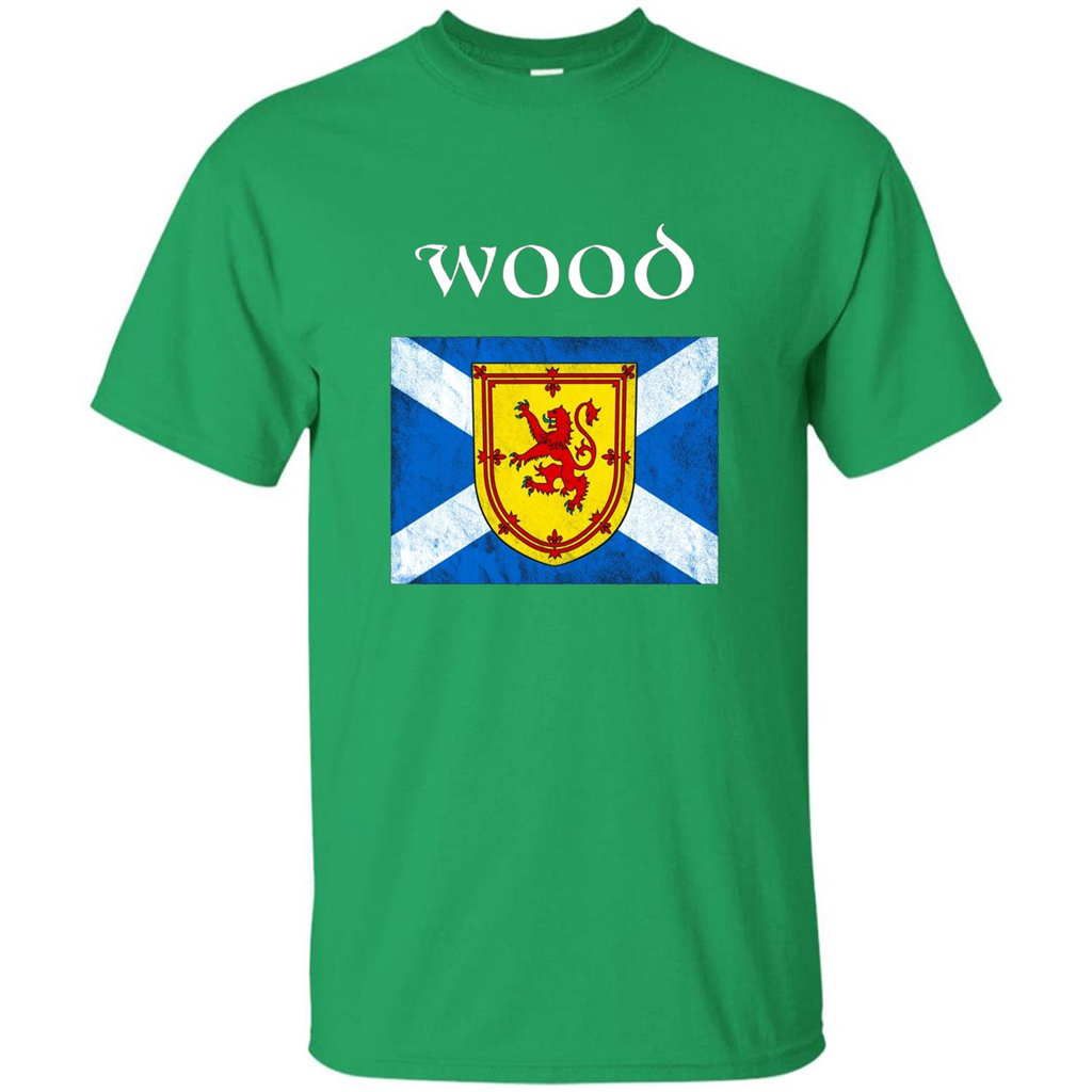 Scottish Clan Wood T-shirt Irish Green