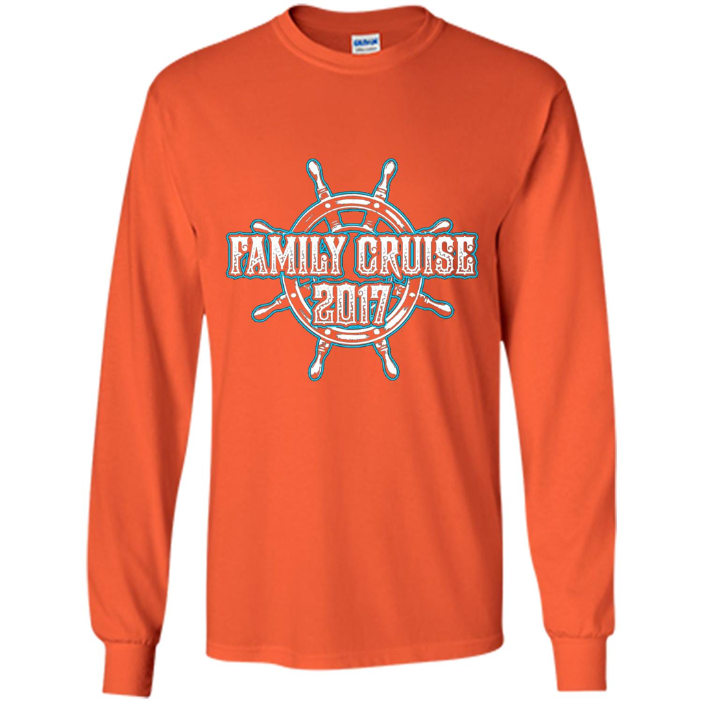 Family Cruise 2017 T-Shirt Family Vacation T-shirt Orange
