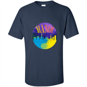 Love Vietnam T-shirt Hanoi Skyline Horizon Sunset