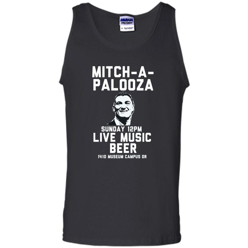 Mitch-a-palooza Live Music Beer T-shirt Black