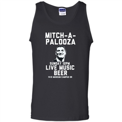Mitch-a-palooza Live Music Beer T-shirt Black