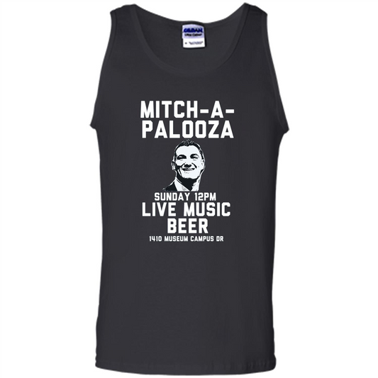 Mitch-a-palooza Live Music Beer T-shirt Black
