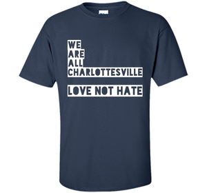 Charlottesville love not hate t-shirt cool shirt