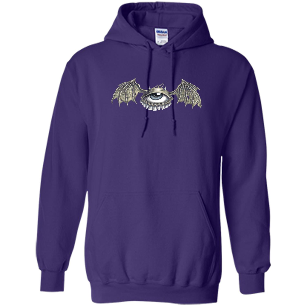 Eyebat T-shirt Scary Halloween Tshirt Purple