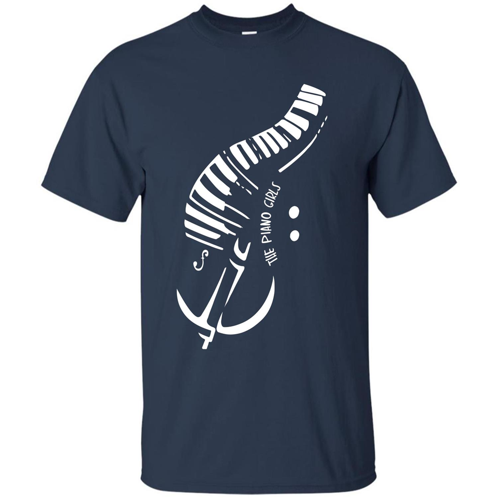 Piano Lover T-shirt The Piano Girls Navy