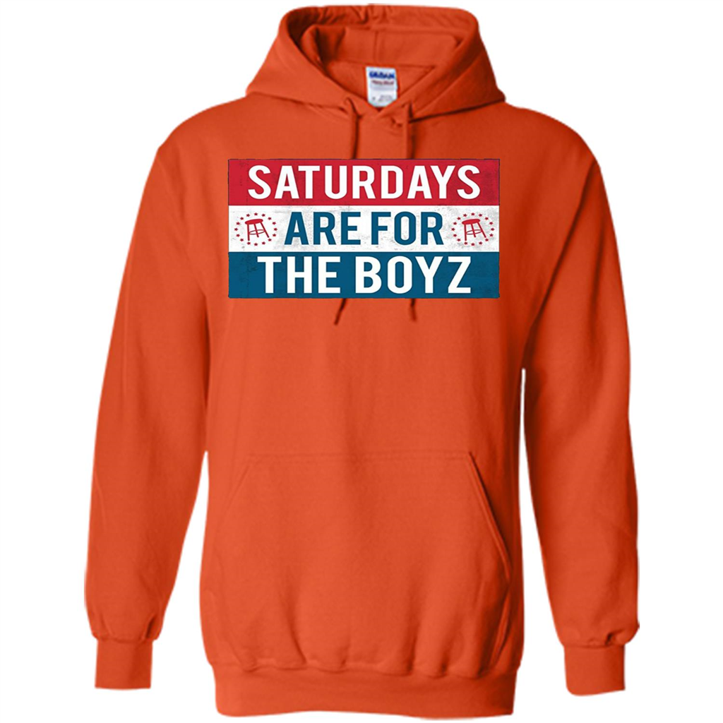 Saturdays Are For The Boyz T-shirt Orange