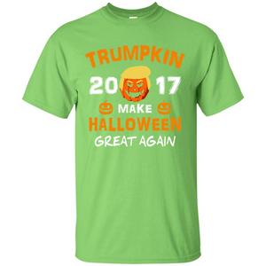 Halloween T-shirt Trumpkin 2017 Make Halloween Great Again T-shirt