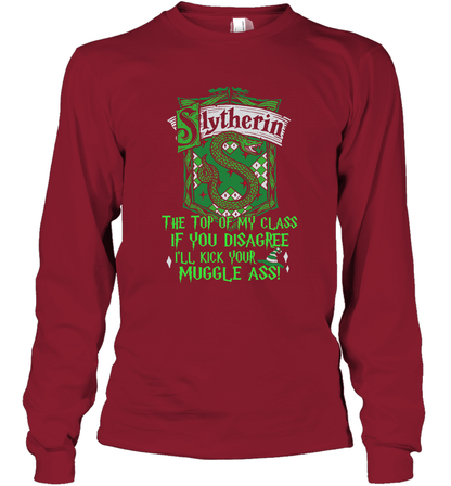 HP QUOTES SLYTHERIN Long Sleeve T-Shirt Long Sleeve T-Shirt Cardinal Red