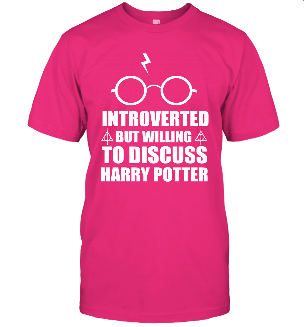 Introverted But Willing To Discuss Harry Potter T-Shirt T-Shirt Heliconia