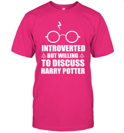 Introverted But Willing To Discuss Harry Potter T-Shirt T-Shirt Heliconia