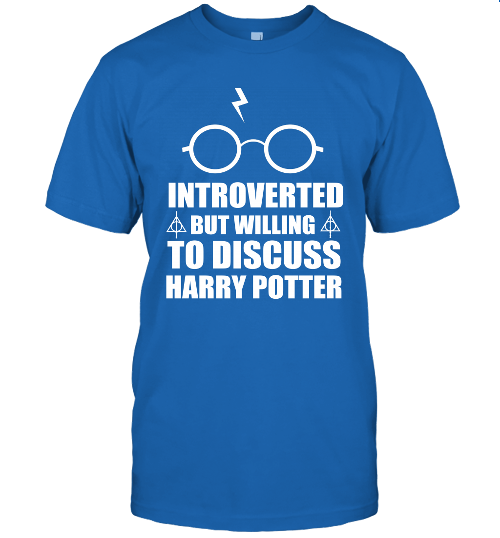 Introverted But Willing To Discuss Harry Potter T-Shirt T-Shirt Royal