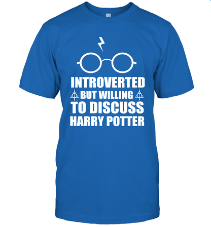 Introverted But Willing To Discuss Harry Potter T-Shirt T-Shirt Royal