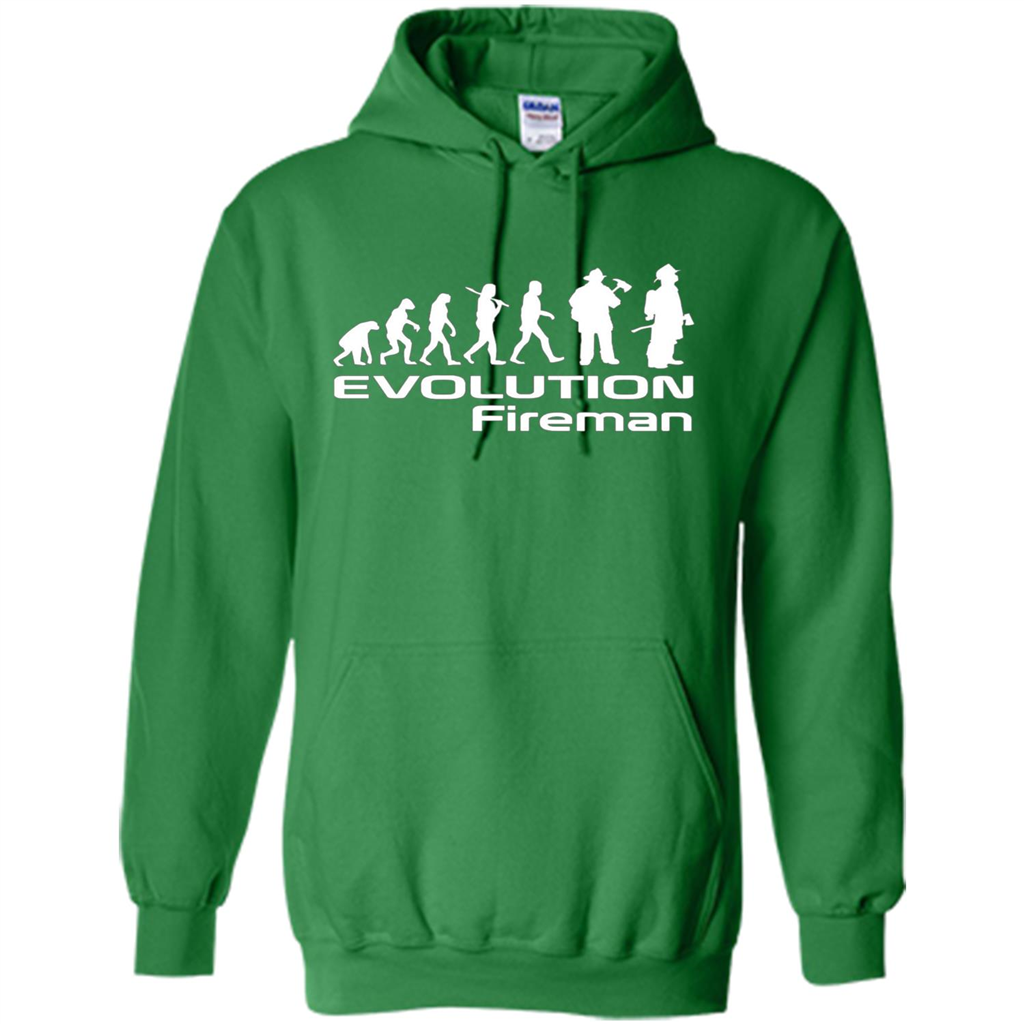 Firefighter T-shirt - Evolution Fireman T-shirt Irish Green