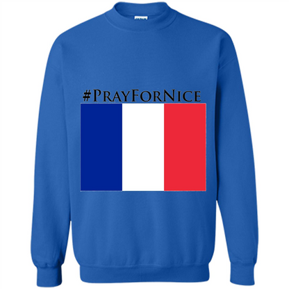 Pray For Nice T-shirt Royal