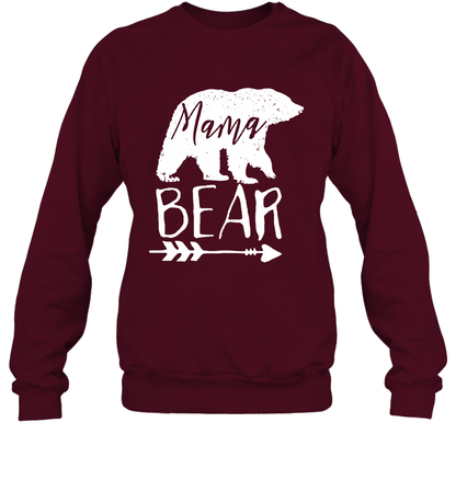 Mama Bear Shirt Sweatshirt Sweatshirt Maroon