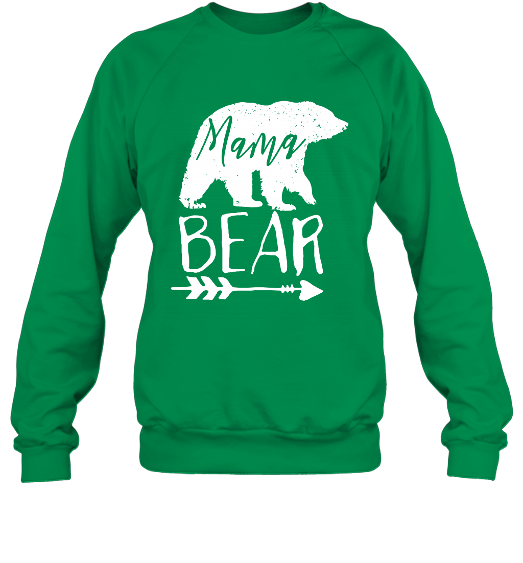 Mama Bear Shirt Sweatshirt Sweatshirt Irish Green