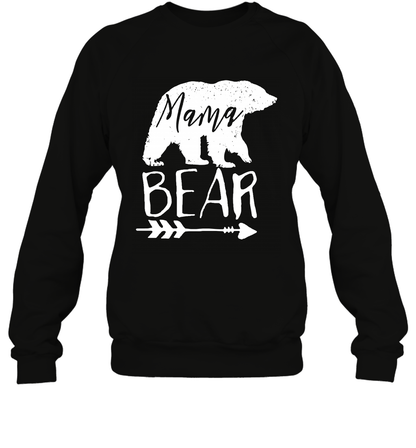 Mama Bear Shirt Sweatshirt Sweatshirt Black