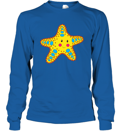 Starfish Summer Beaches Shirt Long Sleeve T-Shirt Long Sleeve T-Shirt Royal
