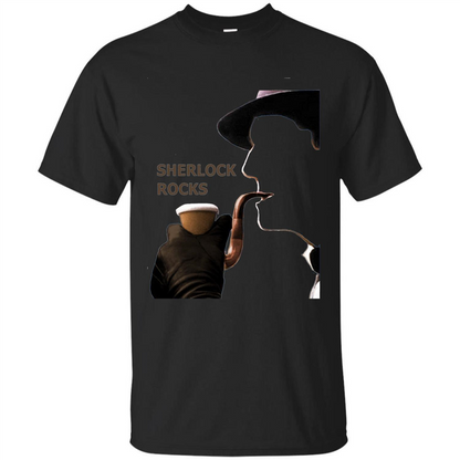 Sherlock Rocks T-shirt Black
