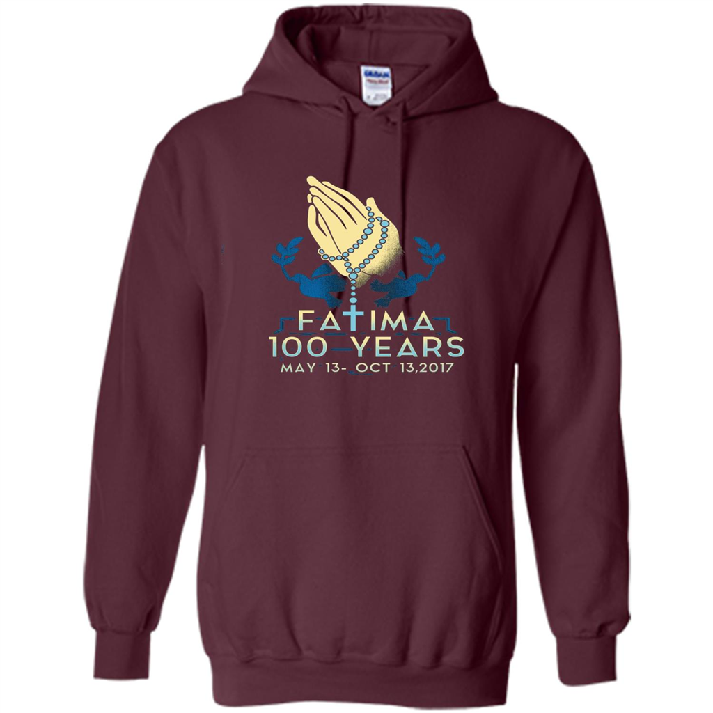 Fatima 100 Years T-shirt Maroon