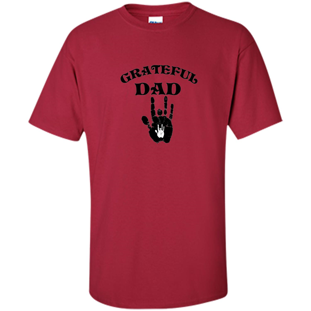 Fathers Day T-shirt Daddy 's Hands. Grateful Dad Cardinal