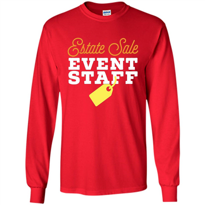 Estate Sale Event Staff T-shirt Red