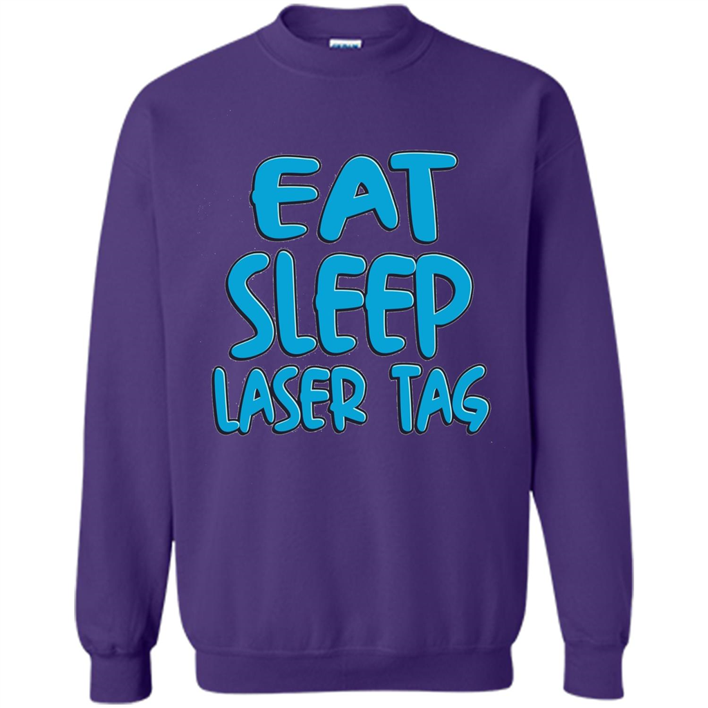 Eat Sleep Laser Tag T-shirt Purple