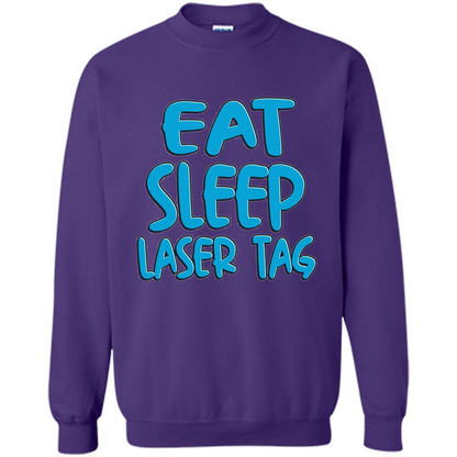 Eat Sleep Laser Tag T-shirt Purple